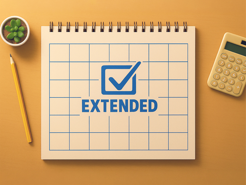 Extended Tax Due Date